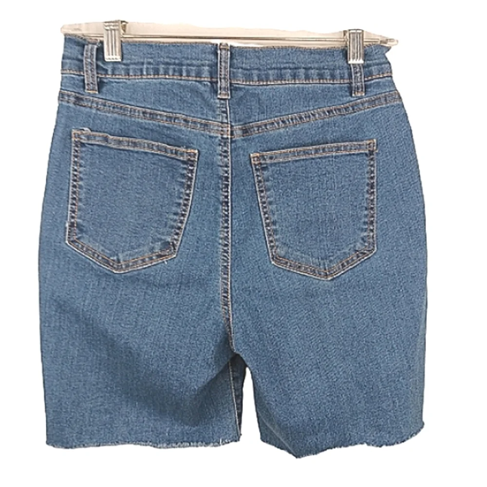 WALLFLOWER INSTA VINTAGE Juniors Jeans Shorts 5 Stretch High Rise